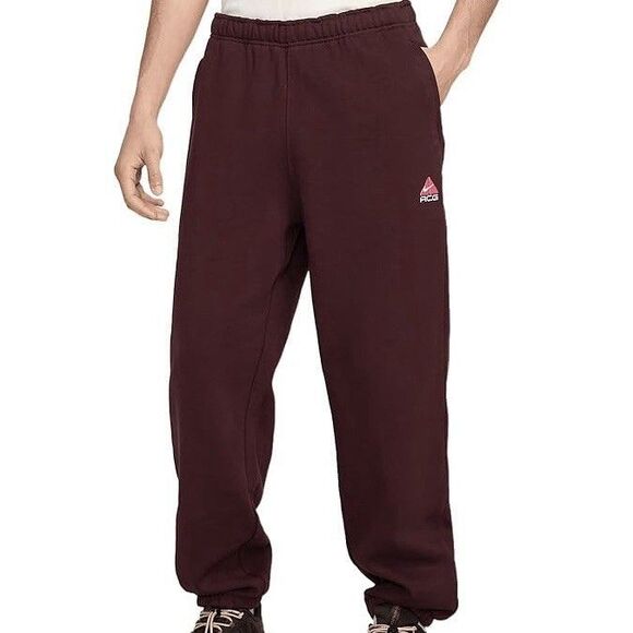 Nike ACG Lungs Therma-FIT Unisex Size M Repel Burgundy Crush Jogger Pants - Picture 1 of 8